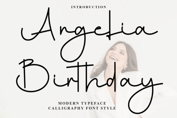 Angelia Birthday: A Festive Font for Engaging Designs