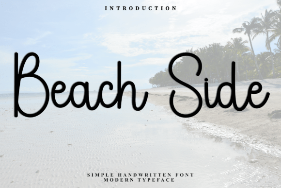 Beach Side: A Handwritten Font for Eye-Catching Branding