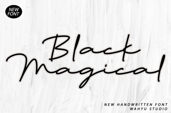 Black Magical: A Handwritten Font for Modern Web Design