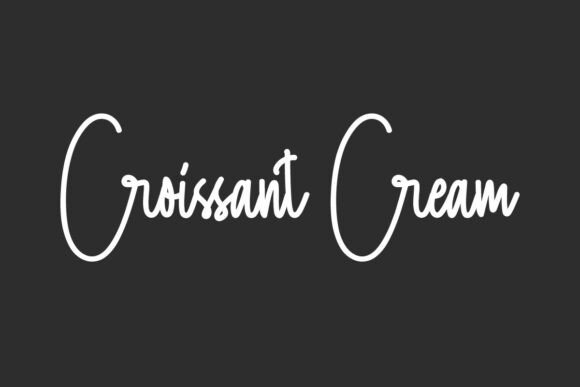 Croissant Cream: A Charming Font for Handmade Creations