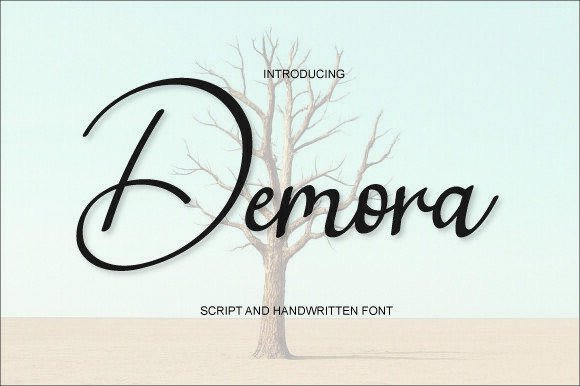 Demora: A Stylish Handwritten Font for Web Design