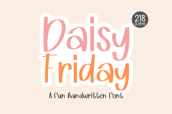 Discover Daisy Friday: A Charming Font for Crafters