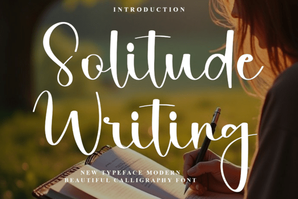Discover Solitude Writing: A Versatile Font for Crafters