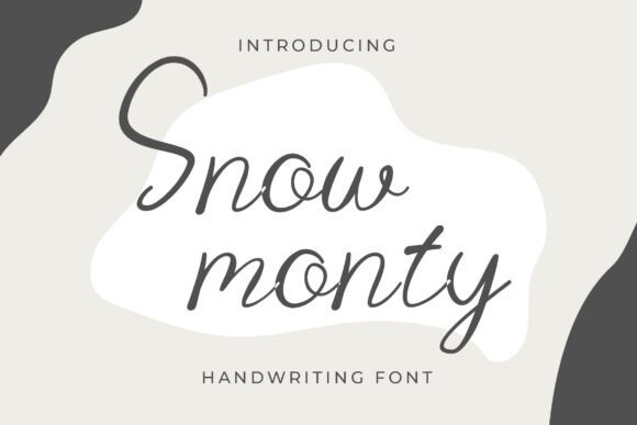 Discover the Elegance of Snow Monty Font for Crafters