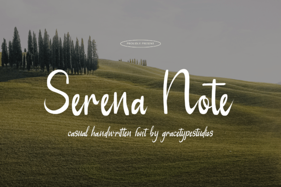 Discovering Serena Note: A Handwritten Font for Editorial Charm