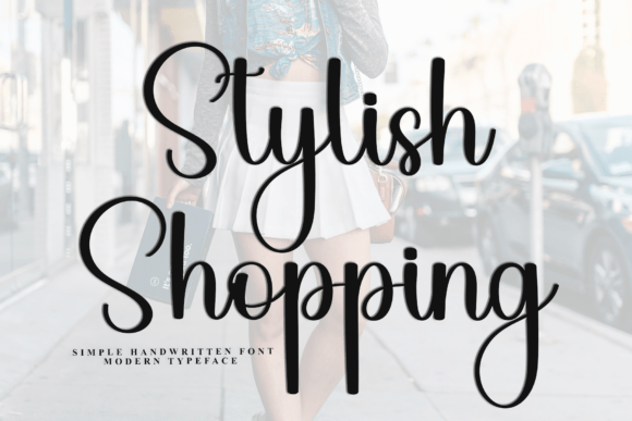 Elevate Your Editorial Design with Stylish Shopping Font