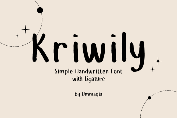 Enhance Your Brand with Kriwily: A Charming Handwritten Font
