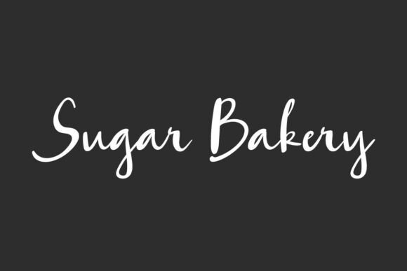 Enhance Your Brand with Sugar Bakery Font