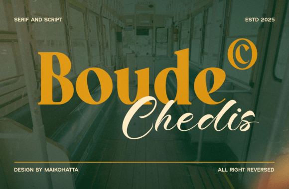 Exploring Boude Chedis: A Versatile Serif and Script Duo Font