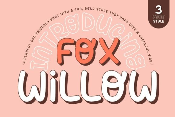 Introducing Fox Willow: A Playful Font for Digital Creators