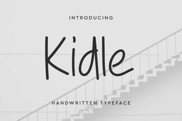 Kidle: A Handwritten Font for Creative Web Design
