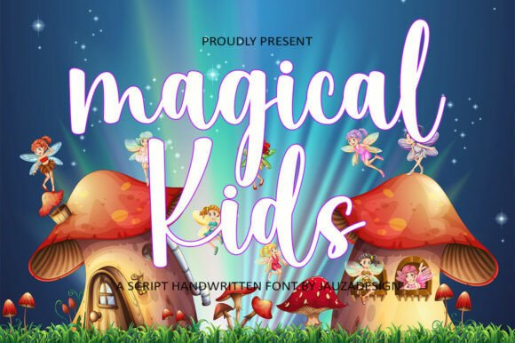 Magical Kids: A Whimsical Script Font for Editorial Design