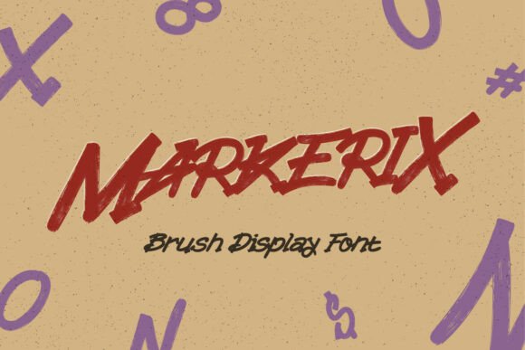 Markerix: A Font for Bold and Creative Branding
