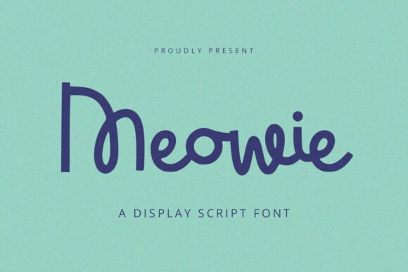 Meowie: A Playful Font for Engaging Visuals
