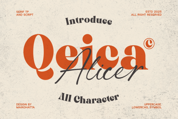 Qeica: A Font Duo for Elegant Editorial Design