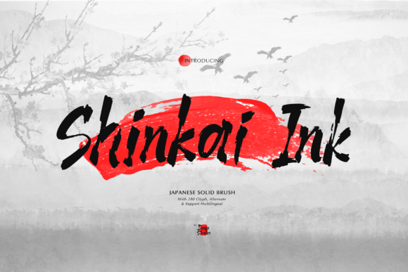 Shinkai Ink: A Versatile Font for Creative Web Design