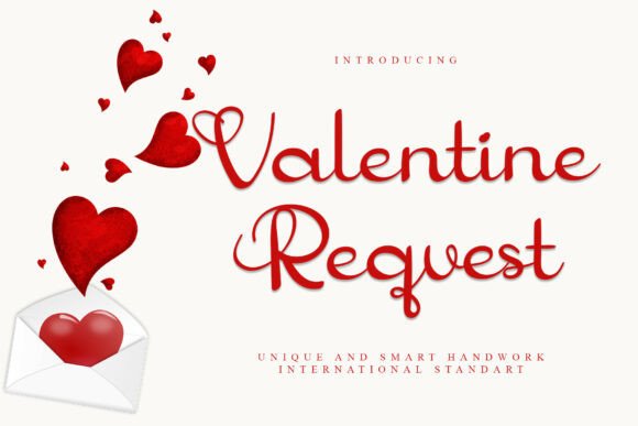 Valentine Request: A Font for Elegant Editorial Design