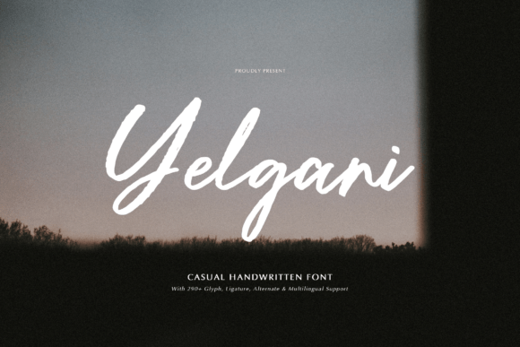 Yelgani: A Handwritten Font for Editorial Charm